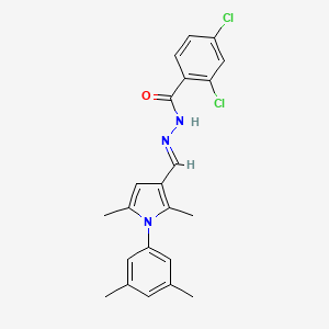 2,4-Dichloro-N'-[(E)-[1-(3,5-dimethylphenyl)-2,5-dimethyl-1H-pyrrol-3-YL]methylidene]benzohydrazide