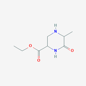 molecular formula C8 H14 N2 O3 B1168566 Ethyl 5-methyl-6-oxopiperazine-2-carboxylate CAS No. 112929-80-3