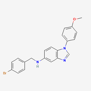 N-(4-bromobenzyl)-1-(4-methoxyphenyl)-1H-benzimidazol-5-amine