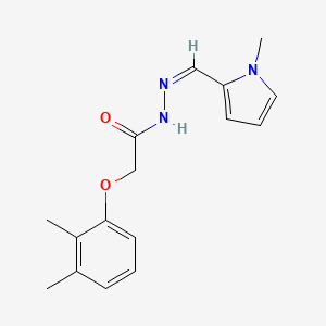 2-(2,3-dimethylphenoxy)-N'-[(Z)-(1-methyl-1H-pyrrol-2-yl)methylidene]acetohydrazide