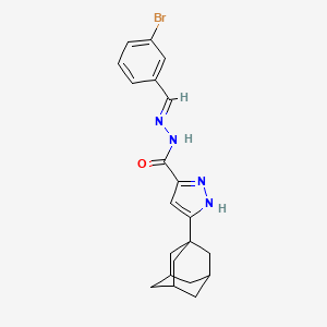 5-Adamantan-1-YL-2H-pyrazole-3-carboxylic acid (3-bromo-benzylidene)-hydrazide