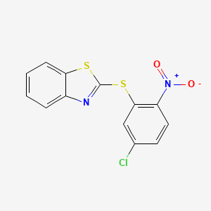 2-[(5-Chloro-2-nitrophenyl)sulfanyl]-1,3-benzothiazole