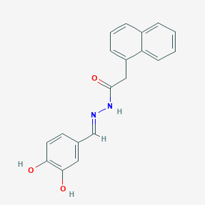 N'-[(E)-(3,4-dihydroxyphenyl)methylidene]-2-(naphthalen-1-yl)acetohydrazide