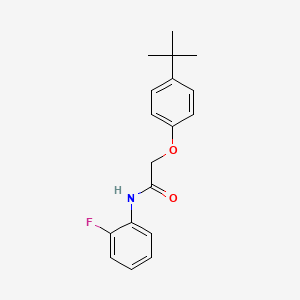 2-(4-tert-butylphenoxy)-N-(2-fluorophenyl)acetamide