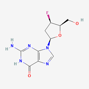 2-Amino-9-((2R,4R,5R)-4-fluoro-5-(hydroxymethyl)tetrahydrofuran-2-yl)-1H-purin-6(9H)-one