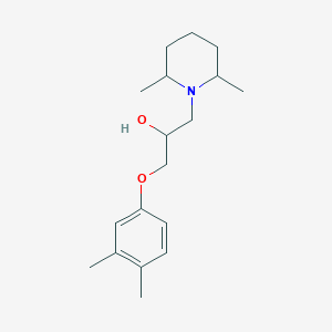 1-(3,4-Dimethylphenoxy)-3-(2,6-dimethylpiperidin-1-yl)propan-2-ol