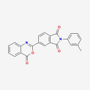 2-(3-methylphenyl)-5-(4-oxo-4H-3,1-benzoxazin-2-yl)-1H-isoindole-1,3(2H)-dione