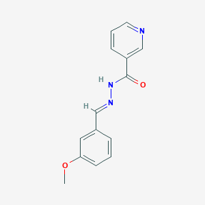 N'-[(E)-(3-methoxyphenyl)methylidene]pyridine-3-carbohydrazide