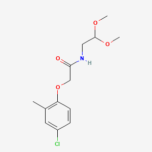 molecular formula C13H18ClNO4 B1168660 2-(4-chloro-2-methylphenoxy)-N-(2,2-dimethoxyethyl)acetamide 