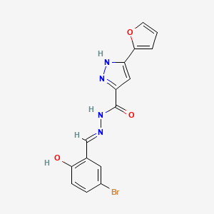 5-Furan-2-YL-2H-pyrazole-3-carboxylic acid (5-BR-2-HO-benzylidene)-hydrazide