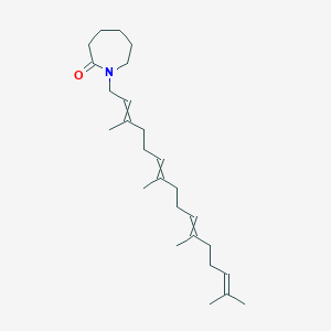 molecular formula C5H6Br2N2O B1168679 1-(3,7,11,15-Tetramethylhexadeca-2,6,10,14-tetraen-1-yl)azepan-2-one CAS No. 117694-78-7