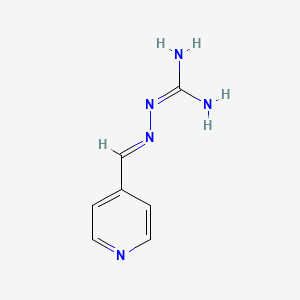 N-[(E)-[(Pyridin-4-YL)methylidene]amino]guanidine