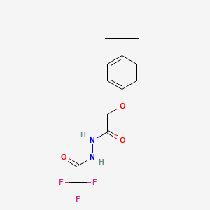 N'-(2-(4-(tert-butyl)phenoxy)acetyl)-2,2,2-trifluoroacetohydrazide