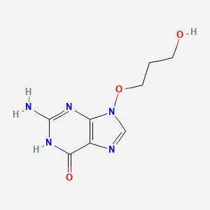 molecular formula C9H10O2 B1168696 9-(3-羟丙氧基)鸟嘌呤 CAS No. 114778-60-8