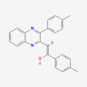 (2Z)-1-(4-methylphenyl)-2-[3-(4-methylphenyl)quinoxalin-2(1H)-ylidene]ethanone