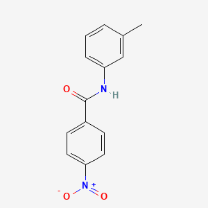 molecular formula C14H12N2O3 B11687020 Benzamide, N-(3-methylphenyl)-4-nitro- 