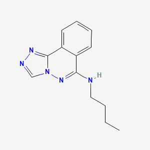 molecular formula C13H15N5 B1168706 N-butyl[1,2,4]triazolo[3,4-a]phthalazin-6-amine 