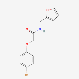 2-(4-bromophenoxy)-N-(furan-2-ylmethyl)acetamide