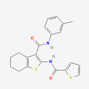 N-(3-methylphenyl)-2-[(thiophen-2-ylcarbonyl)amino]-4,5,6,7-tetrahydro-1-benzothiophene-3-carboxamide