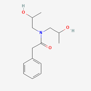 molecular formula C14H21NO3 B1168737 N,N-bis(2-hydroxypropyl)-2-phenylacetamide 
