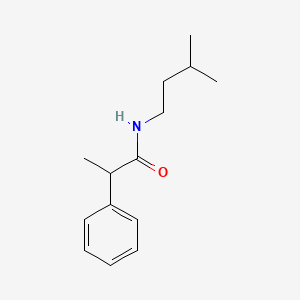 molecular formula C14H21NO B1168739 N-isopentyl-2-phenylpropanamide 