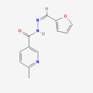 N'-[(Z)-furan-2-ylmethylidene]-6-methylpyridine-3-carbohydrazide