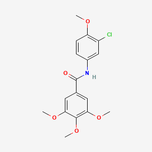 N-(3-chloro-4-methoxyphenyl)-3,4,5-trimethoxybenzamide