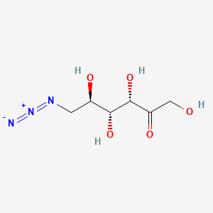 B1168763 D-Fructose, 6-azido-6-deoxy- CAS No. 115827-10-6