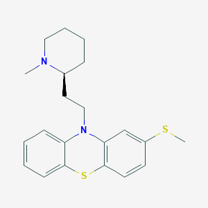 molecular formula C23H22N2O6S B1168779 10-{2-[(2s)-1-Methylpiperidin-2-Yl]ethyl}-2-(Methylsulfanyl)-10h-Phenothiazine CAS No. 114488-10-7