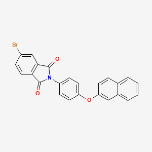 5-bromo-2-[4-(naphthalen-2-yloxy)phenyl]-1H-isoindole-1,3(2H)-dione