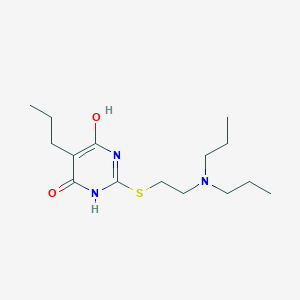 2-{[2-(dipropylamino)ethyl]thio}-6-hydroxy-5-propylpyrimidin-4(3H)-one