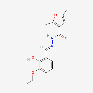 2,5-Dimethyl-furan-3-carboxylic acid (3-ethoxy-2-hydroxy-benzylidene)-hydrazide