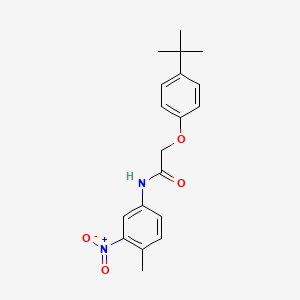 2-(4-tert-butylphenoxy)-N-(4-methyl-3-nitrophenyl)acetamide