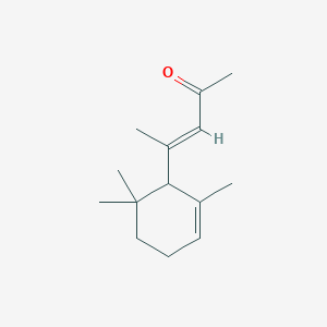 molecular formula C9H7BrO3 B1168800 3-Penten-2-one, 4-(2,6,6-trimethyl-2-cyclohexen-1-yl)- CAS No. 114933-28-7