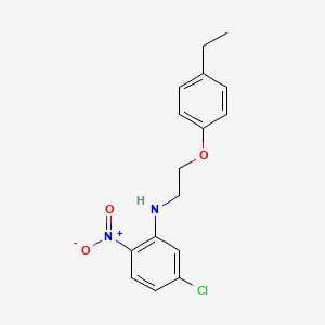 5-chloro-N-[2-(4-ethylphenoxy)ethyl]-2-nitroaniline