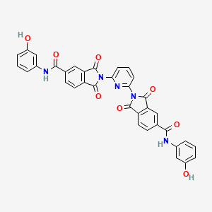 2,2'-(2,6-Pyridinediyl)bis[N-(3-hydroxyphenyl)-1,3-dioxo-5-isoindolinecarboxamide]