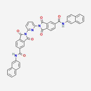 2,2'-(Pyridine-2,6-diyl)bis(N-(naphthalen-2-yl)-1,3-dioxoisoindoline-5-carboxamide)