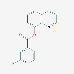 Quinolin-8-yl 3-fluorobenzoate