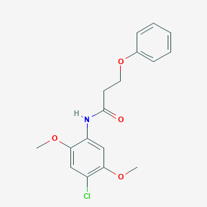 N-(4-chloro-2,5-dimethoxyphenyl)-3-phenoxypropanamide