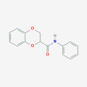 N-phenyl-2,3-dihydro-1,4-benzodioxine-3-carboxamide