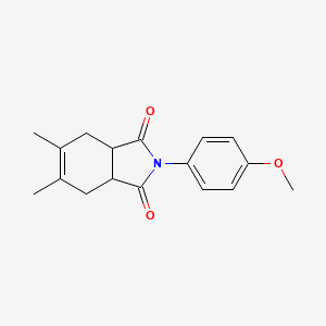 2-(4-Methoxyphenyl)-5,6-dimethyl-3a,4,7,7a-tetrahydroisoindole-1,3-dione