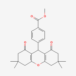 methyl 4-(3,3,6,6-tetramethyl-1,8-dioxo-2,3,4,5,6,7,8,9-octahydro-1H-xanthen-9-yl)benzoate