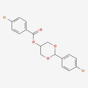 2-(4-Bromophenyl)-1,3-dioxan-5-yl 4-bromobenzoate