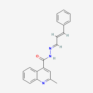 2-methyl-N'-[(1E,2E)-3-phenylprop-2-en-1-ylidene]quinoline-4-carbohydrazide