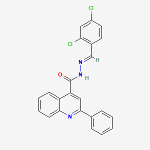 N'-[(E)-(2,4-dichlorophenyl)methylidene]-2-phenylquinoline-4-carbohydrazide