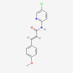 (2E)-N-(5-chloropyridin-2-yl)-3-(4-methoxyphenyl)prop-2-enamide