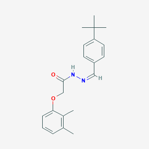 molecular formula C21H26N2O2 B11689198 N'-[(Z)-(4-tert-butylphenyl)methylidene]-2-(2,3-dimethylphenoxy)acetohydrazide 