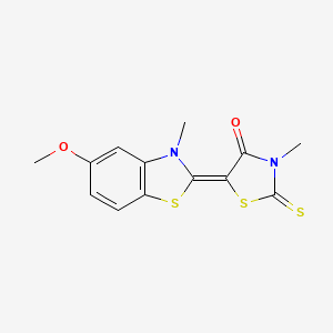 (5Z)-5-(5-methoxy-3-methyl-1,3-benzothiazol-2(3H)-ylidene)-3-methyl-2-thioxo-1,3-thiazolidin-4-one