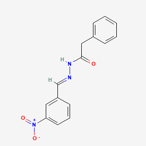 N'-[(E)-(3-nitrophenyl)methylidene]-2-phenylacetohydrazide