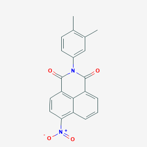 2-(3,4-dimethylphenyl)-6-nitro-1H-benzo[de]isoquinoline-1,3(2H)-dione